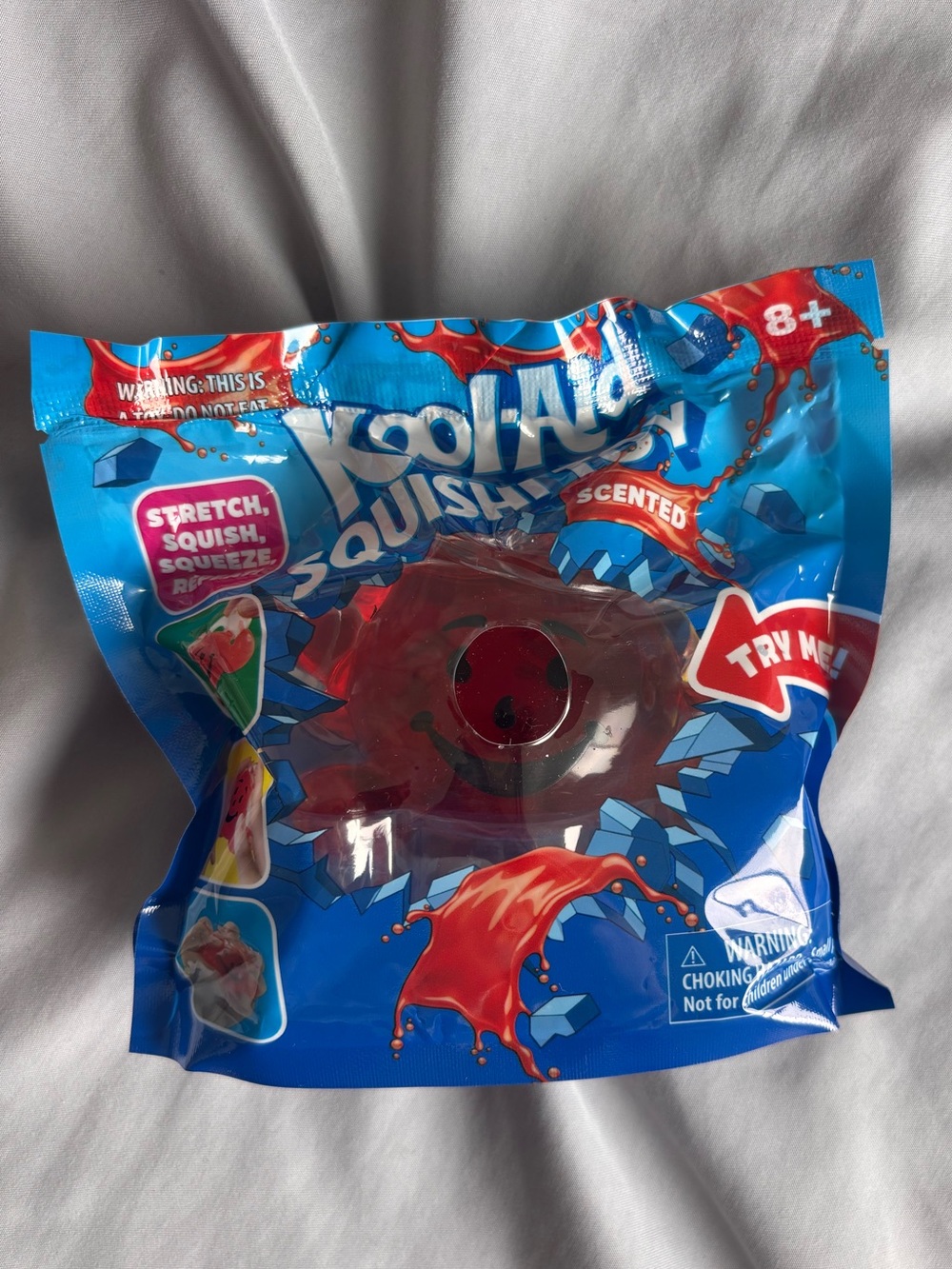 Kool-Aid Red Squishi Scented Toy Squishy Jelly Texture Brand New